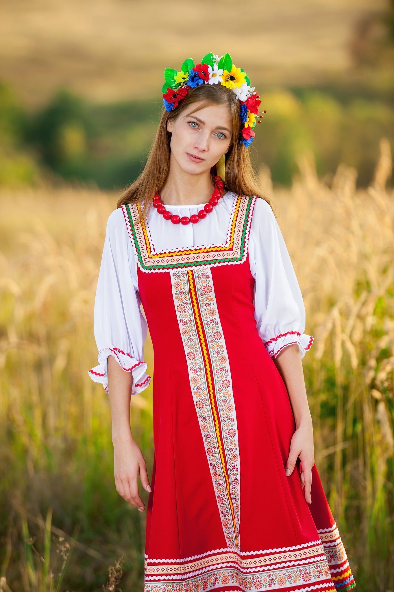 Women in Slavic costumes in Tabuk — step in, relax, and chat live